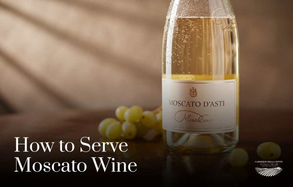 How to Serve Moscato Wine