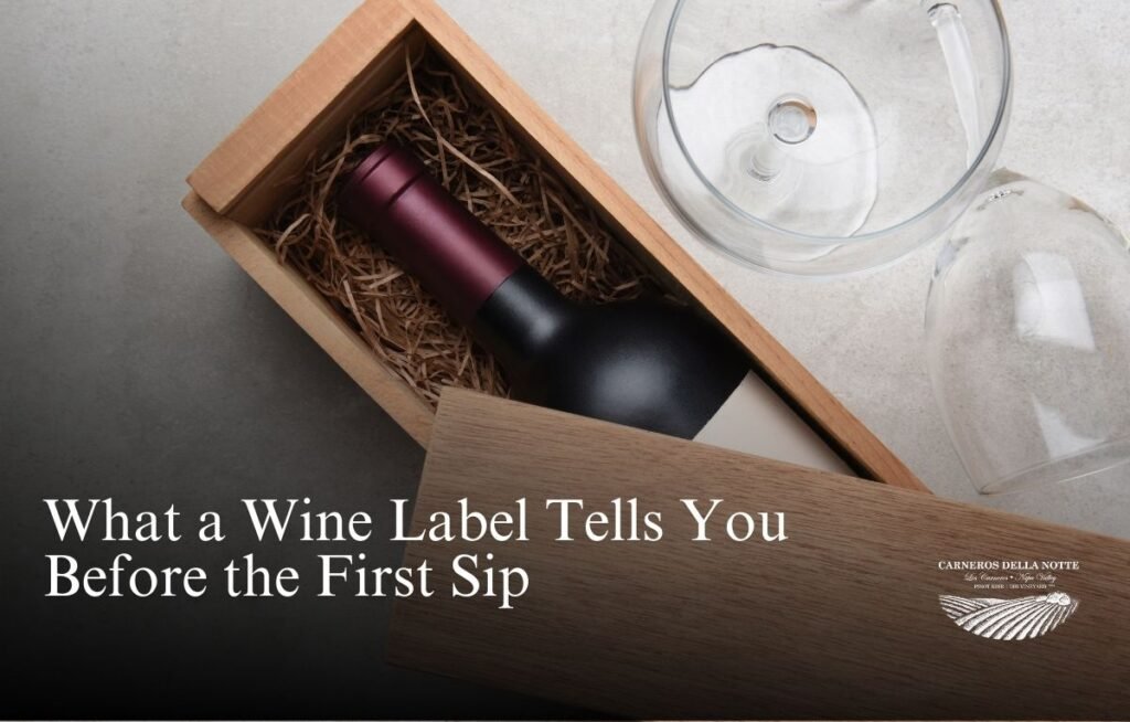 What a Wine Label Tells You Before the First Sip