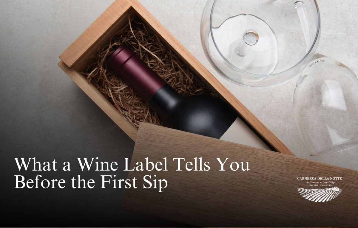 What a Wine Label Tells You Before the First Sip